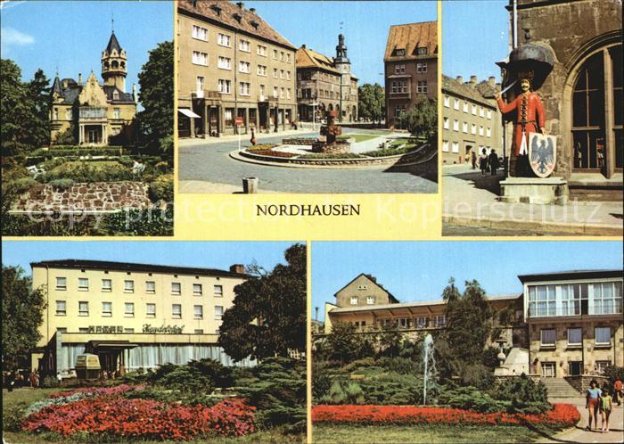 Nordhausen Thueringen Meyenburgmuseum Lutherplatz Roland HOG Hotel