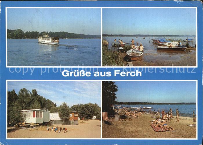 Ferch Dampfer Weisse Flotte Schwielowsee Bootsliegeplatz Campingplatz