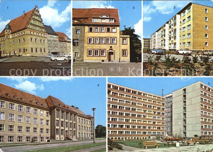 Freiberg Sachsen Stadt Bergbaumuseum Untermarkt Koernerhaus Bergakademie