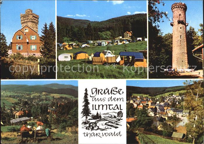 Ilmtal Hohe Warte Campingplatz Meyersgrund  Manebach Kickelhahn