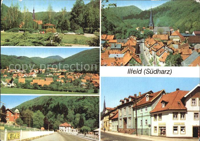 Ilfeld Suedharz Kurpark Hotel Netzkater Blick vom Steinberg Ilgerstrasse