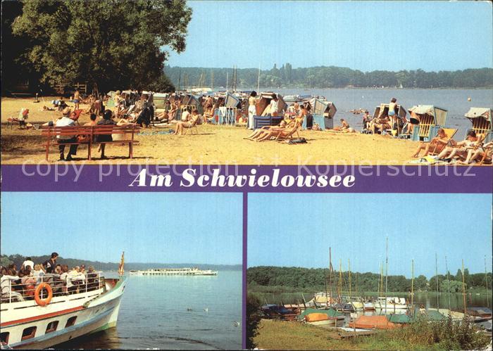 Ferch Schwielowsee Strandbad Seglerhafen Weisse Flotte