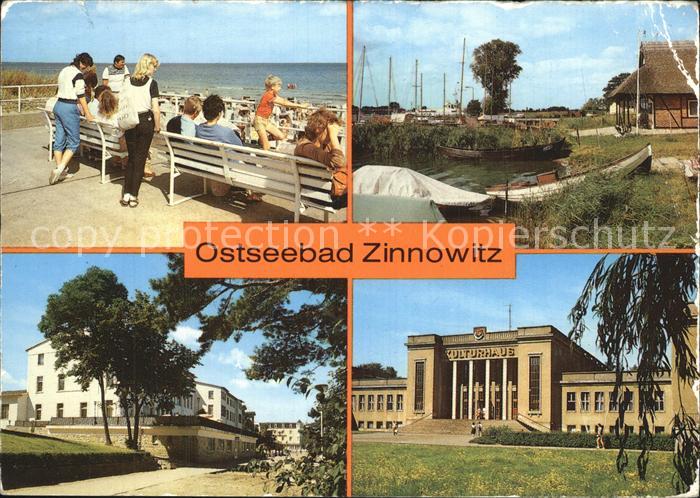 Zinnowitz Ostseebad Achterwasser Erholungsheim VEB Chemiekombinat Kulturhaus
