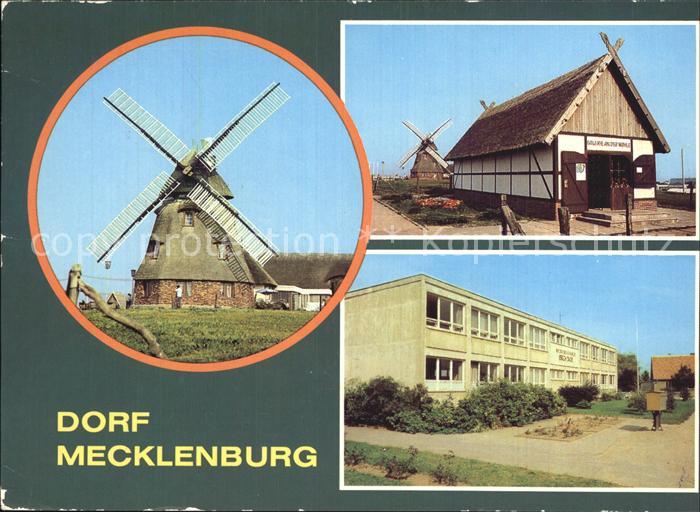 Dorf Mecklenburg Gaststaette Mecklenburger Muehle Galerie an der Muehle