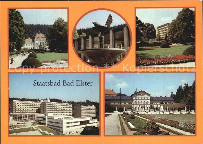 Bad Elster Badehaus Moritzquelle Therapiegebaeude Bettenhaus