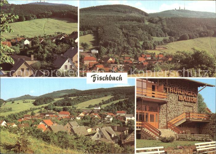Fischbach Eisenach Grosser Inselsberg Thueringer Baude Panorama