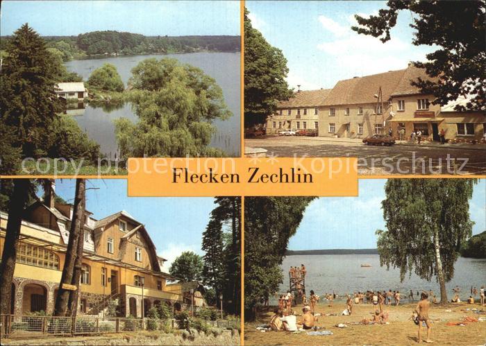 Flecken Zechlin Markt FDGB Erholungsheim Eisenhoehe Zechiner See Strandbad