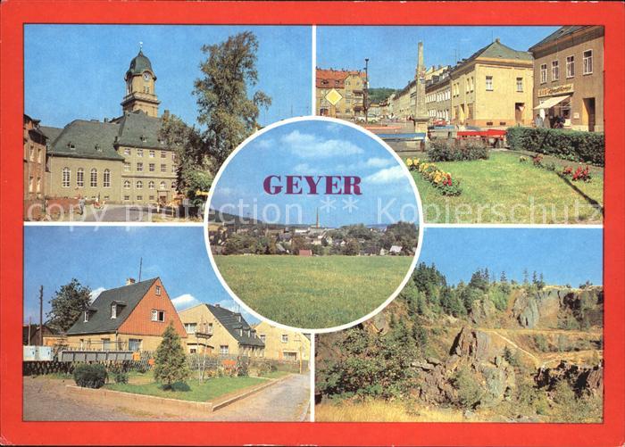 Geyer Rathaus Thumer Strasse Karl Marx Platz Binge