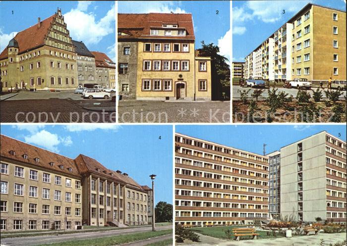 Freiberg Sachsen Stadt Bergbaumuseum Untermarkt Koernerhaus Bergakademie
