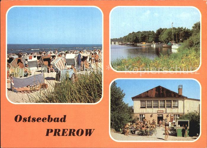 Prerow Ostseebad Strand Seglerhafen HO Milchbar Duenenhaus