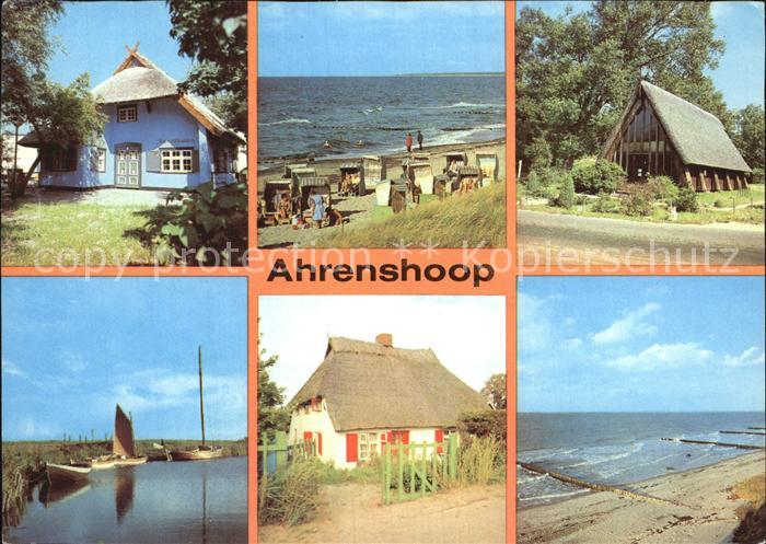 Ahrenshoop Ostseebad Kunstkaten Strand Kirche Hafen Deichhaus