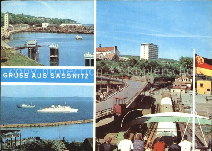 Sassnitz Ostseebad Ruegen Fischereihafen MS Sassnitz