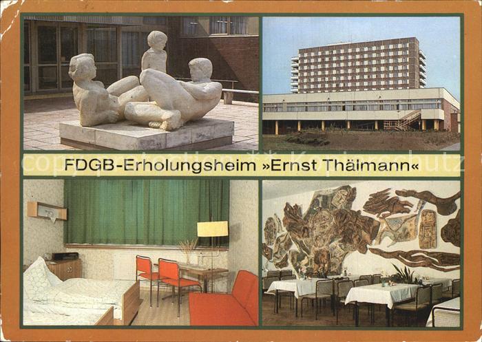 Rheinsberg FDGB Erholungsheim Ernst Thaelmann Plastikgruppe