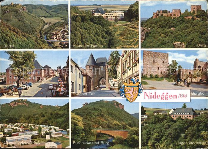 Nideggen Eifel Haus der Familie Burg Rurtal Campingplatz Bruck Rurbruecke