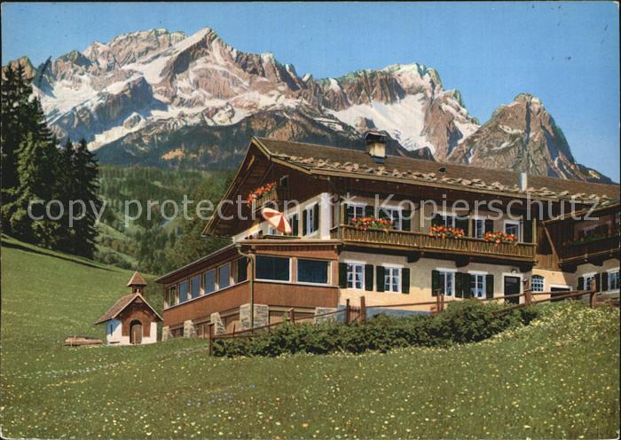 GARMISCH-PARTENKIRCHEN Bayern Gschwandtnerbuer Zugspitze