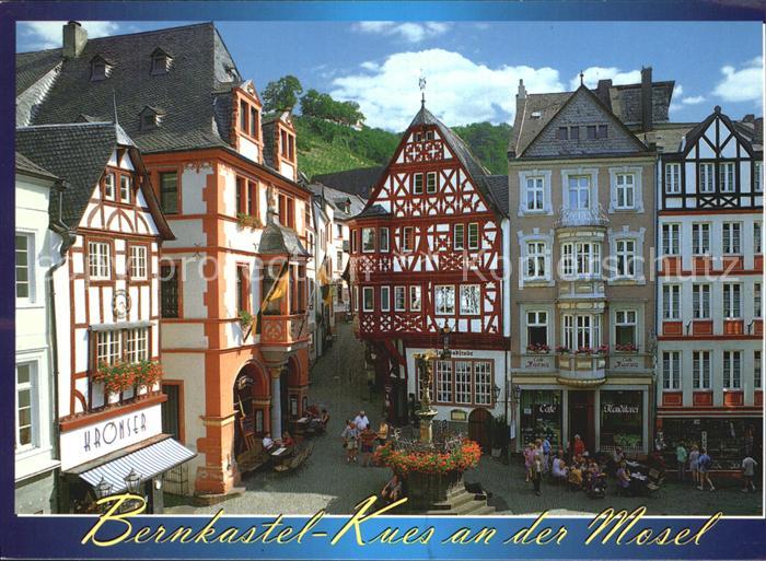 BERNKASTEL-KUES Berncastel Rheinland-Pfalz Weinort Marktplatz