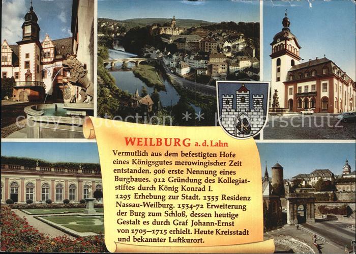Weilburg Rathaus Kirche Brunnen Schloss Stadttor