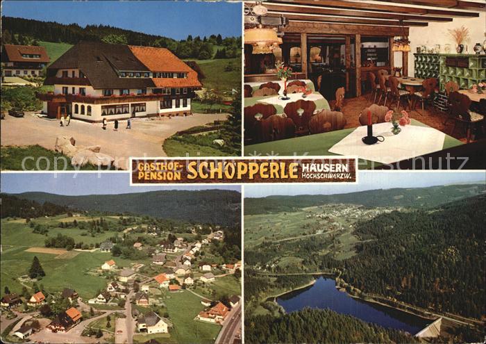 Haeusern Schwarzwald Gasthof Pension Schoepperle Panorama
