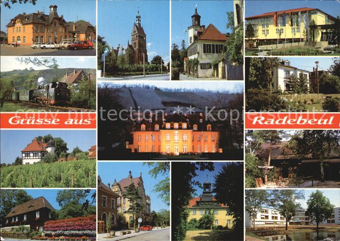 Radebeul Bahhof Kleinbahn Hofloessnitz Winzerhaus Lutherkirche Schloss