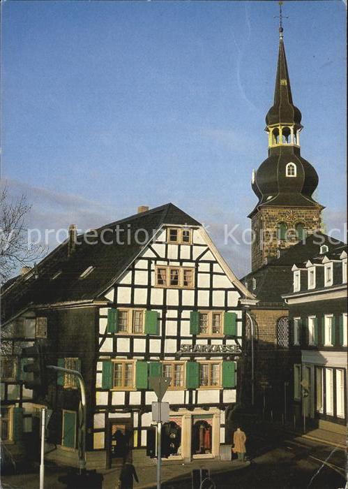 Cronenberg Wuppertal Kirche Sparkasse