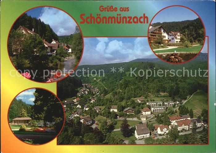 Schoenmuenzach Kneipp Luftkurort Luftbild