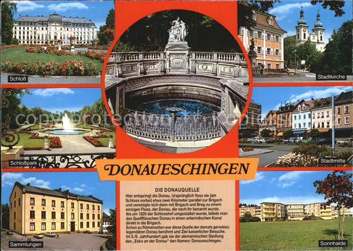 Donaueschingen Schloss Stadtkirche Schlosspark Sonnhalde Sammlungen