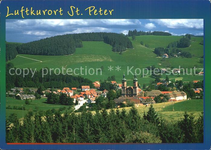 Peter Schwarzwald St Klosterkirche Ortsansicht