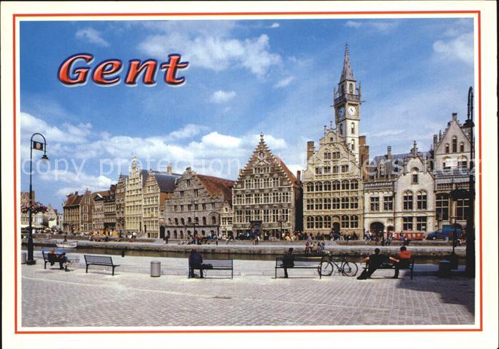 Gent Gand Flandre Graslei Quai