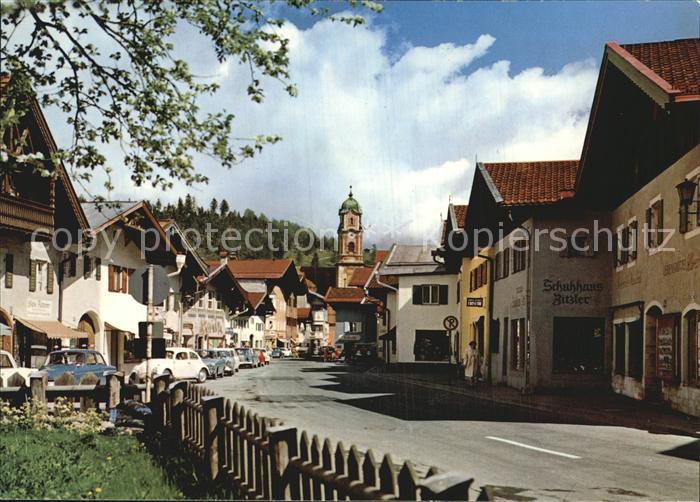Mittenwald Bayern Hoehenluftkurort Stadtansicht