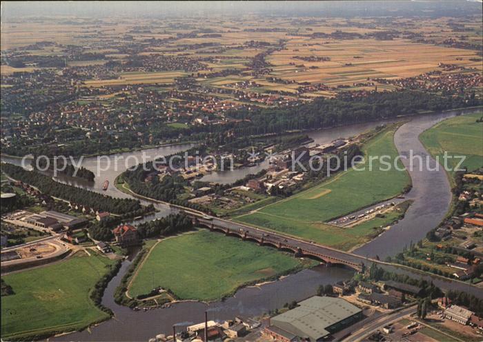 Minden Westfalen Wasserstrassenkreuz Schachtschleuse