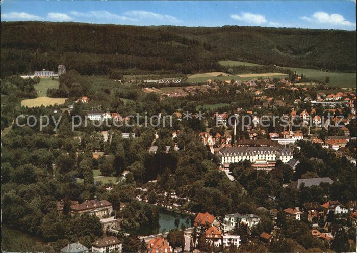 Bad Pyrmont Kurpark Luftaufnahme
