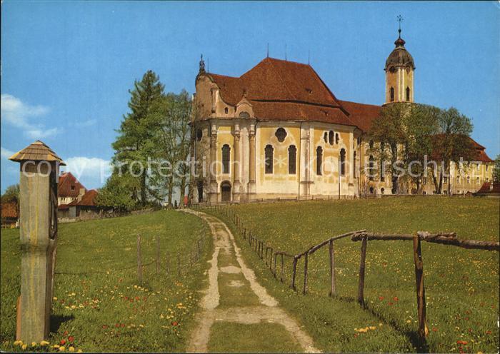 Steingaden Allgaeu Wallfahrtskirche Wies