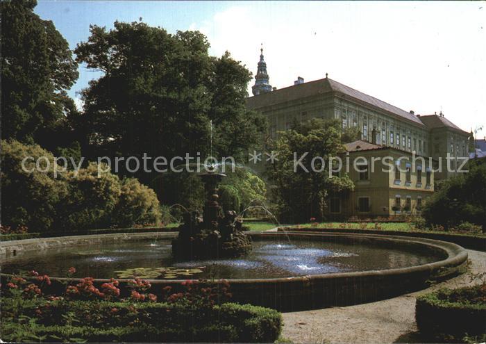 Kremsier Kromeriz Czechia Springbrunnen Schloss