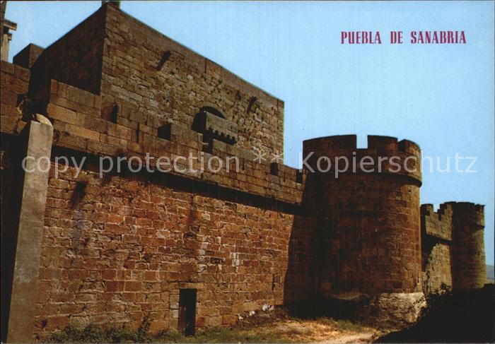 Zamora Spanien Puebla de Sanabria Schloss