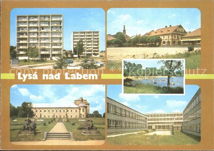 Lysa nad Labem Schloss Stadtansichten