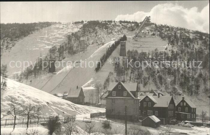 Lauscha Dreischanzenanlage Winterlandschaft