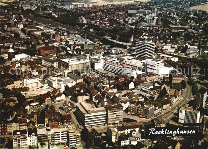 Recklinghausen Westfalen Luftaufnahme Stadtkern