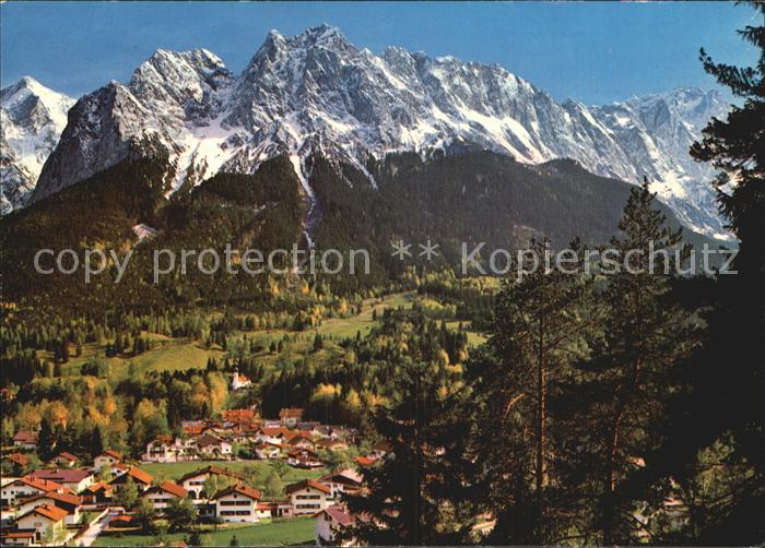 Grainau Alpspitze Kleiner Waxenstein Grosser Waxenstein Zugspitze