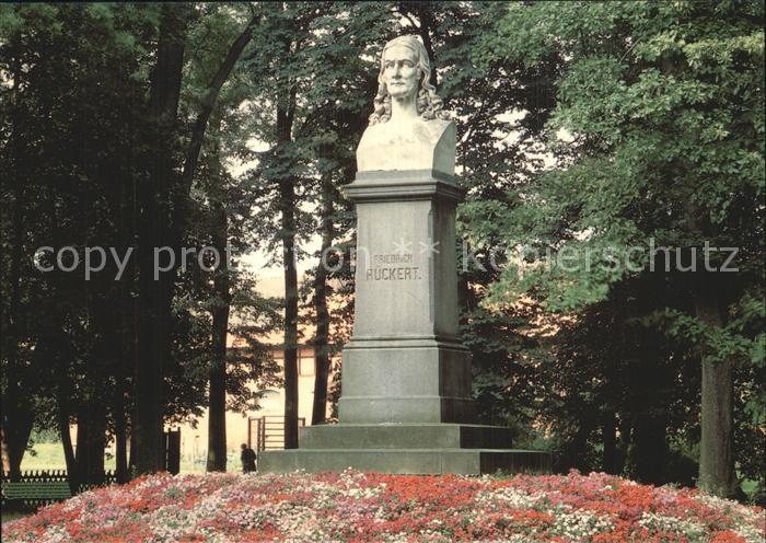 Coburg Denkmal Dichter Friedrich Rueckert Neuses