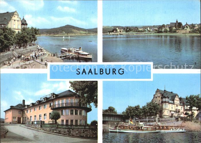 Saalburg Saale Dampferanlegestelle Staussee Talsperre