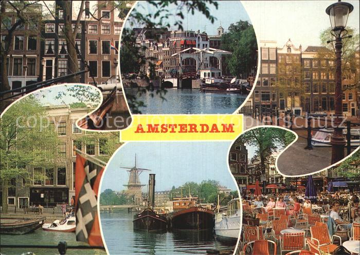 Amsterdam Niederlande Stadtansichten Hafen Muehle