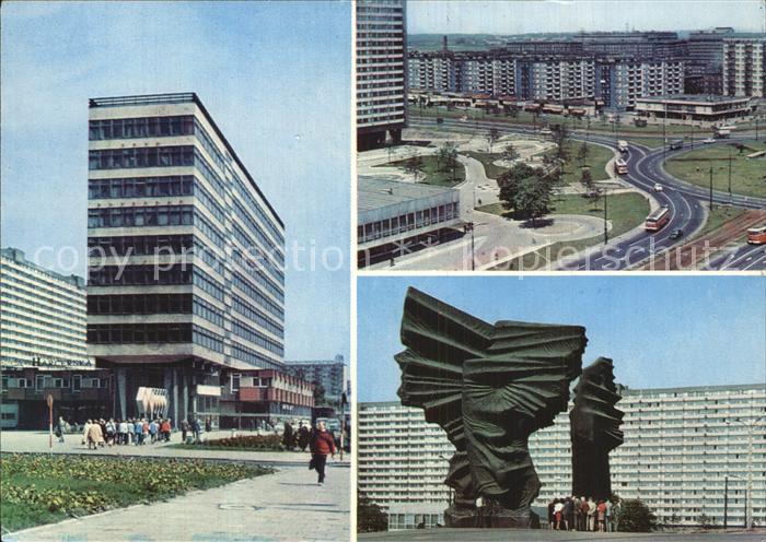 Katowice Separator Denkmal Stadtansicht