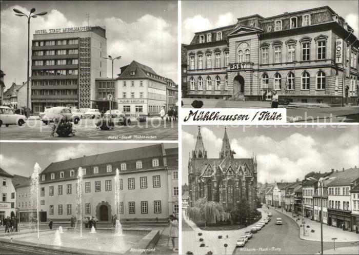 Muehlhausen Thueringen Hotel Post Wilhelm Pieck Platz Kreisgericht