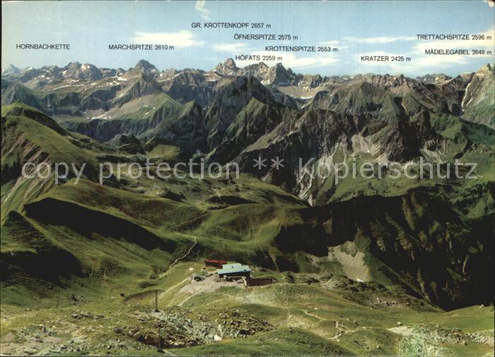 Nebelhorn Bergstation Alpen Hochgebirge