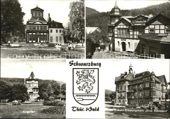 Schwarzburg Thueringer Wald Schloss Kaisersaal Schlossberg Hotel Kurgarten Reich