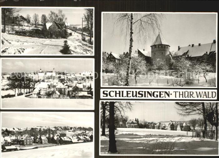 Schleusingen Winter Ansichten