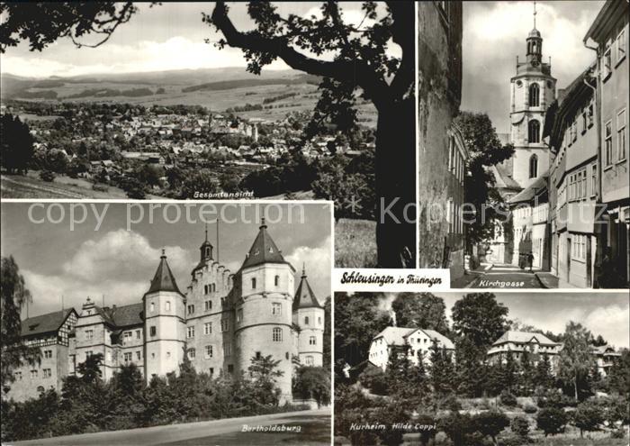 Schleusingen Kirchgasse Kurheim Bertholdsburg