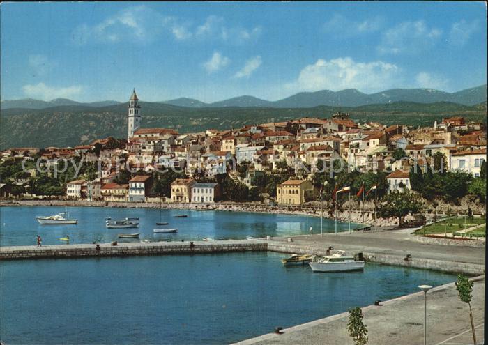 Novi Vinodolski Meer Hafen Kirche