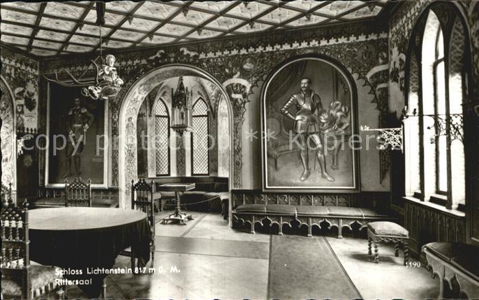 Honau Lichtenstein Schloss Rittersaal