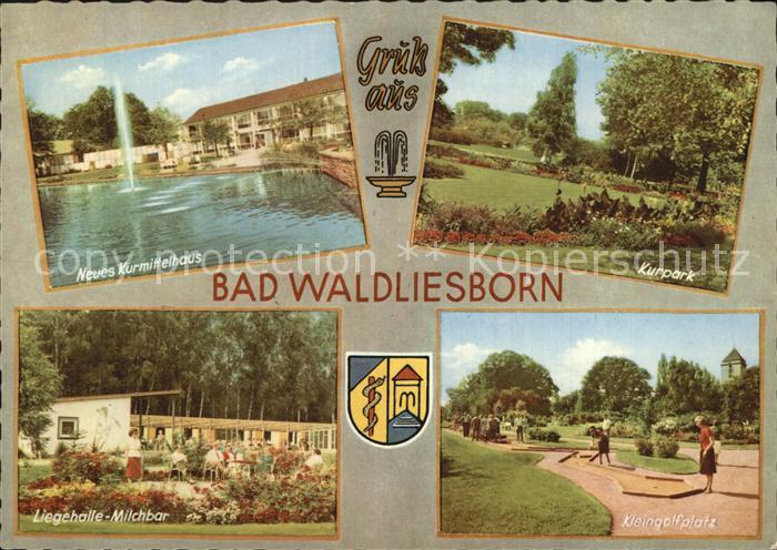 Bad Waldliesborn Neues Kurmittelhaus Kurpark Kleingolfplatz